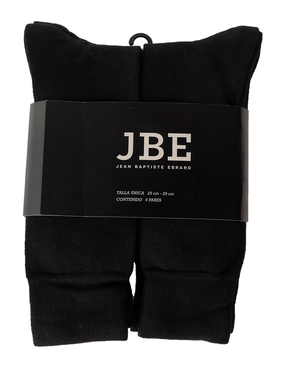 Set de calceta de algodón para hombre 6 pares 2