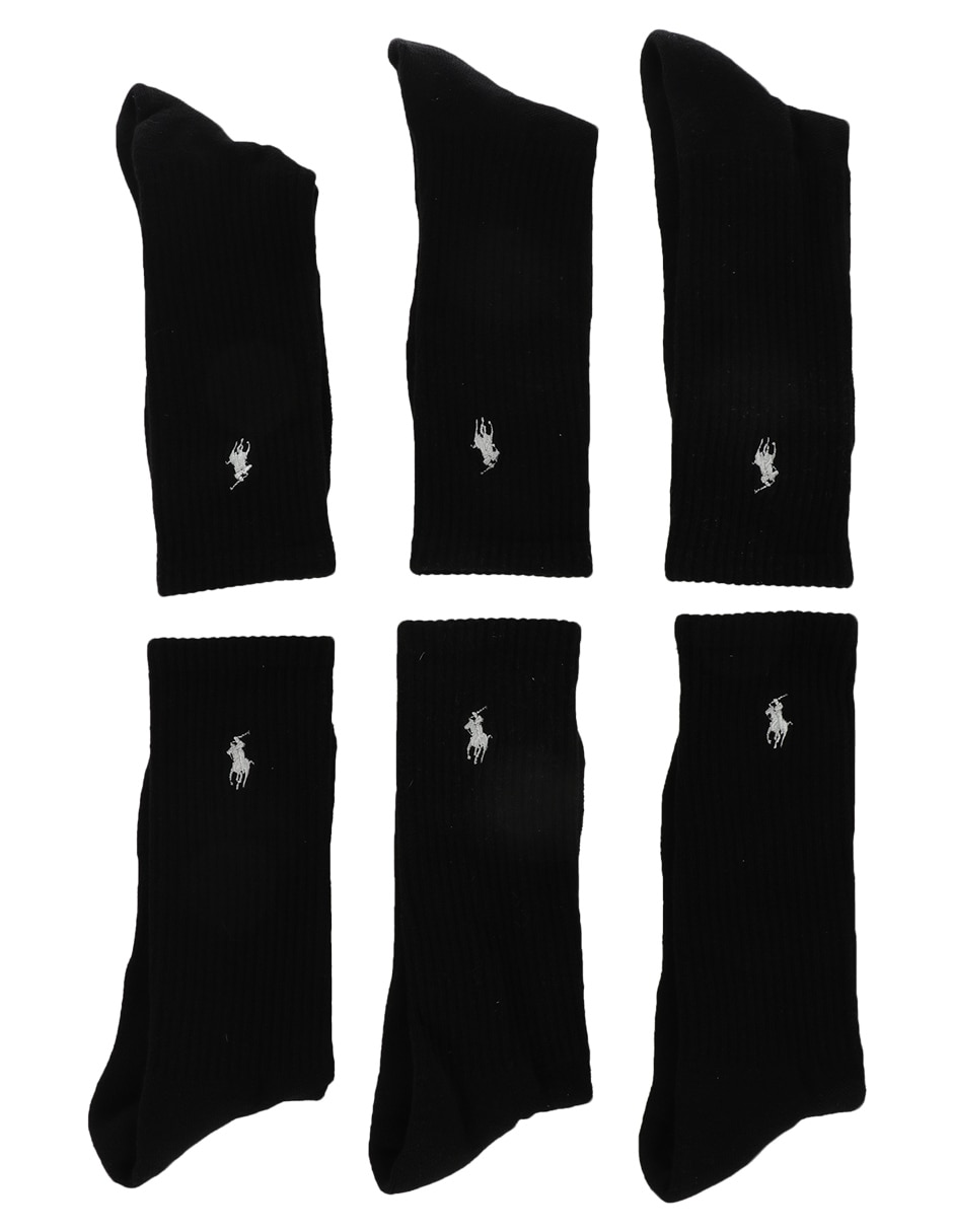 Set de calceta comfort Polo Ralph Lauren de algodón para hombre 6 pares