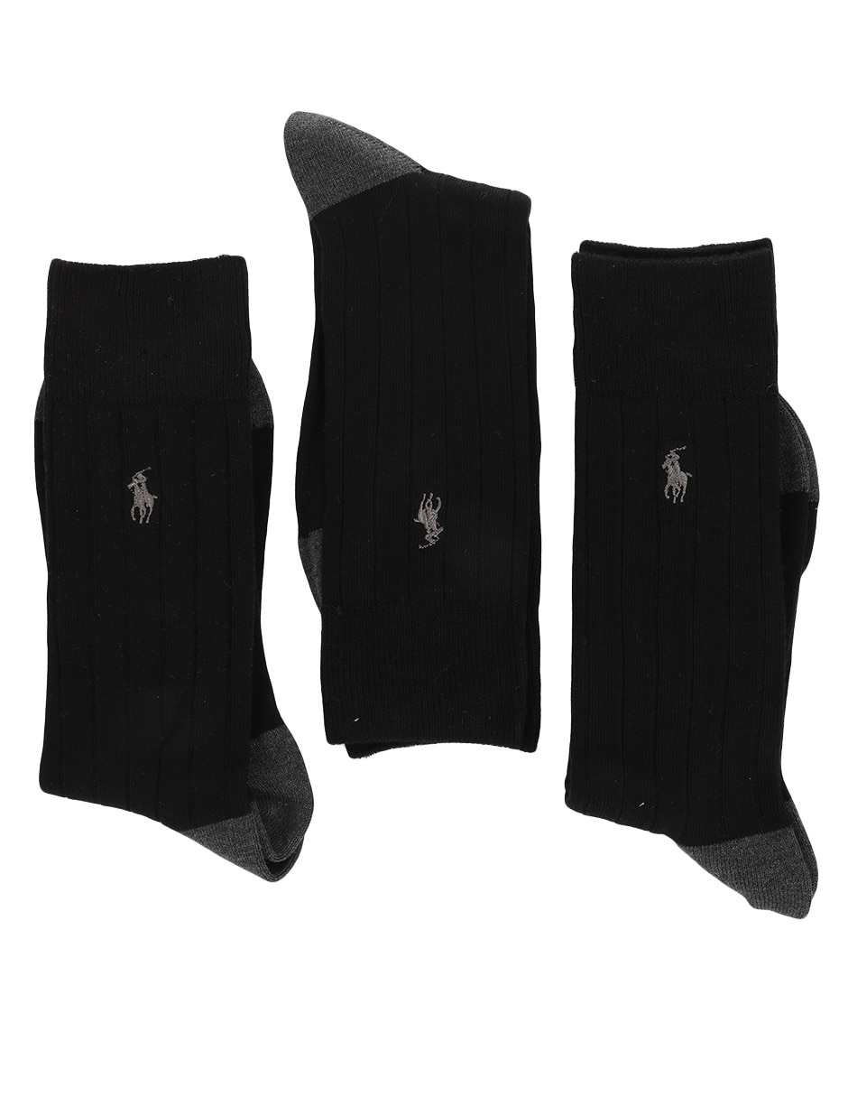 Set de calceta comfort de algodón para hombre 3 pares 2