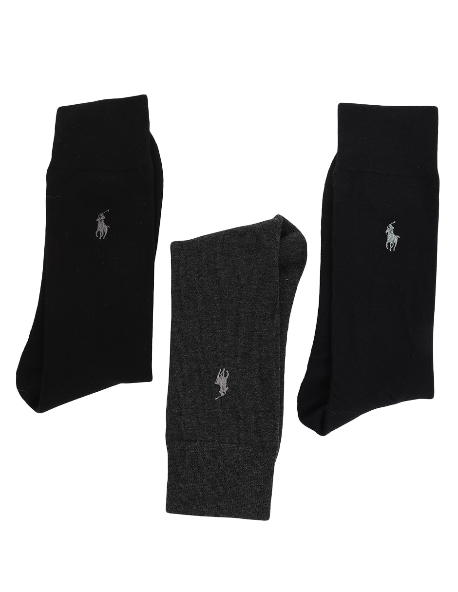 Set de calceta comfort Polo Ralph Lauren para hombre 3 pares