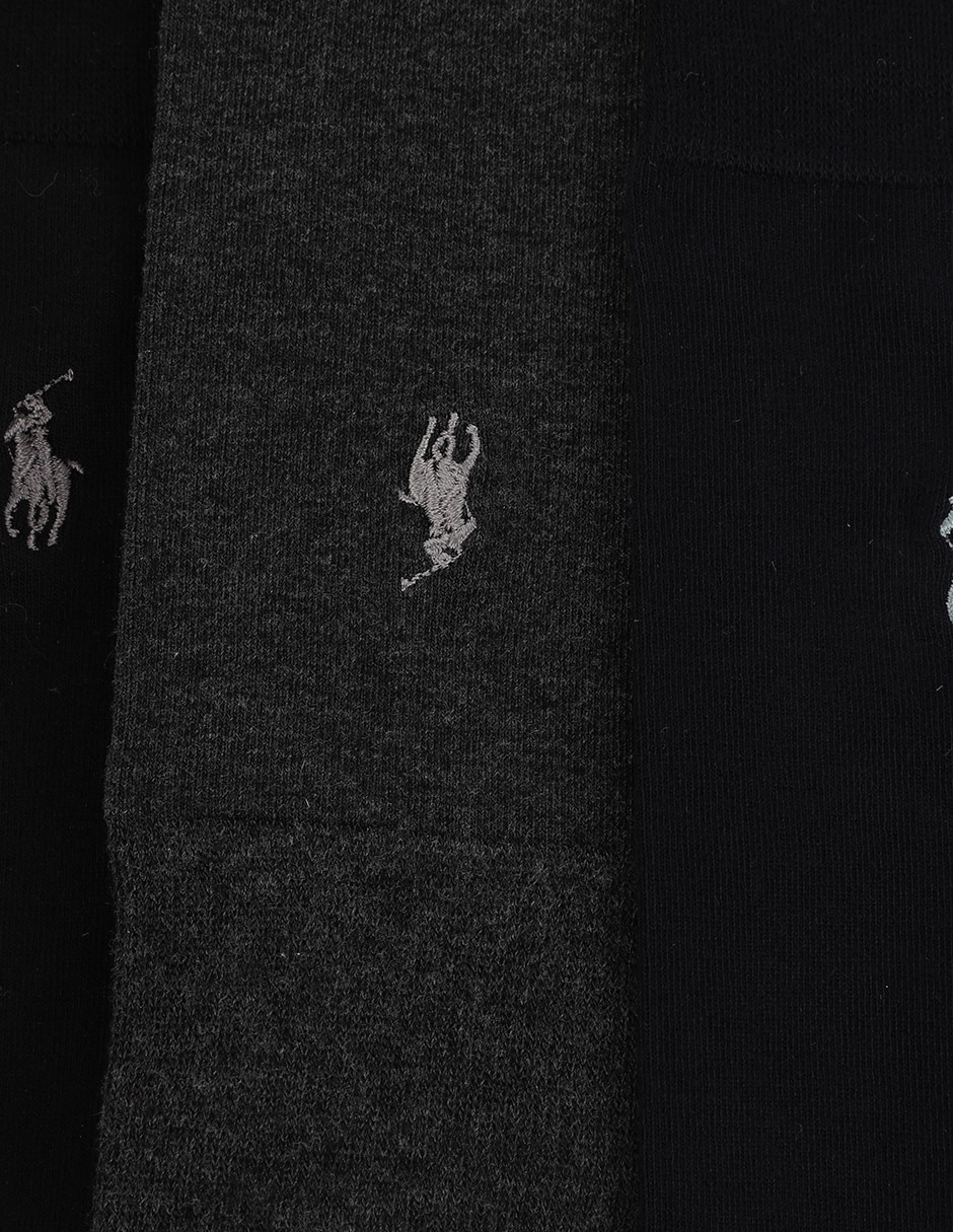 Set de calceta comfort Polo Ralph Lauren para hombre 3 pares