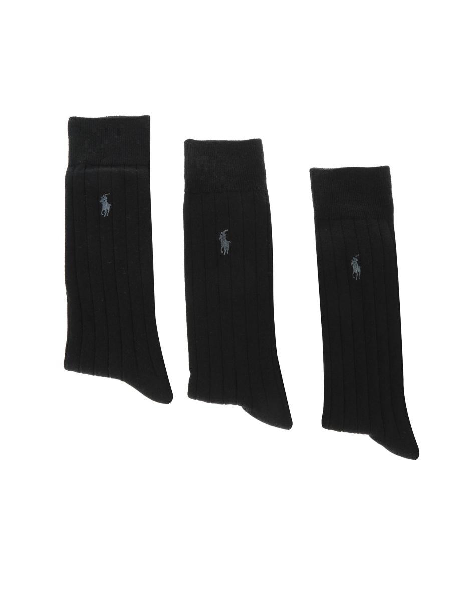 Set de calceta comfort Polo Ralph Lauren de algodón para hombre 3 pares