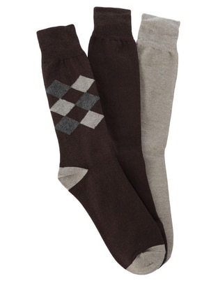 Set de calceta de algodón para hombre 3 pares Set de calceta de algodón para hombre 3 pares