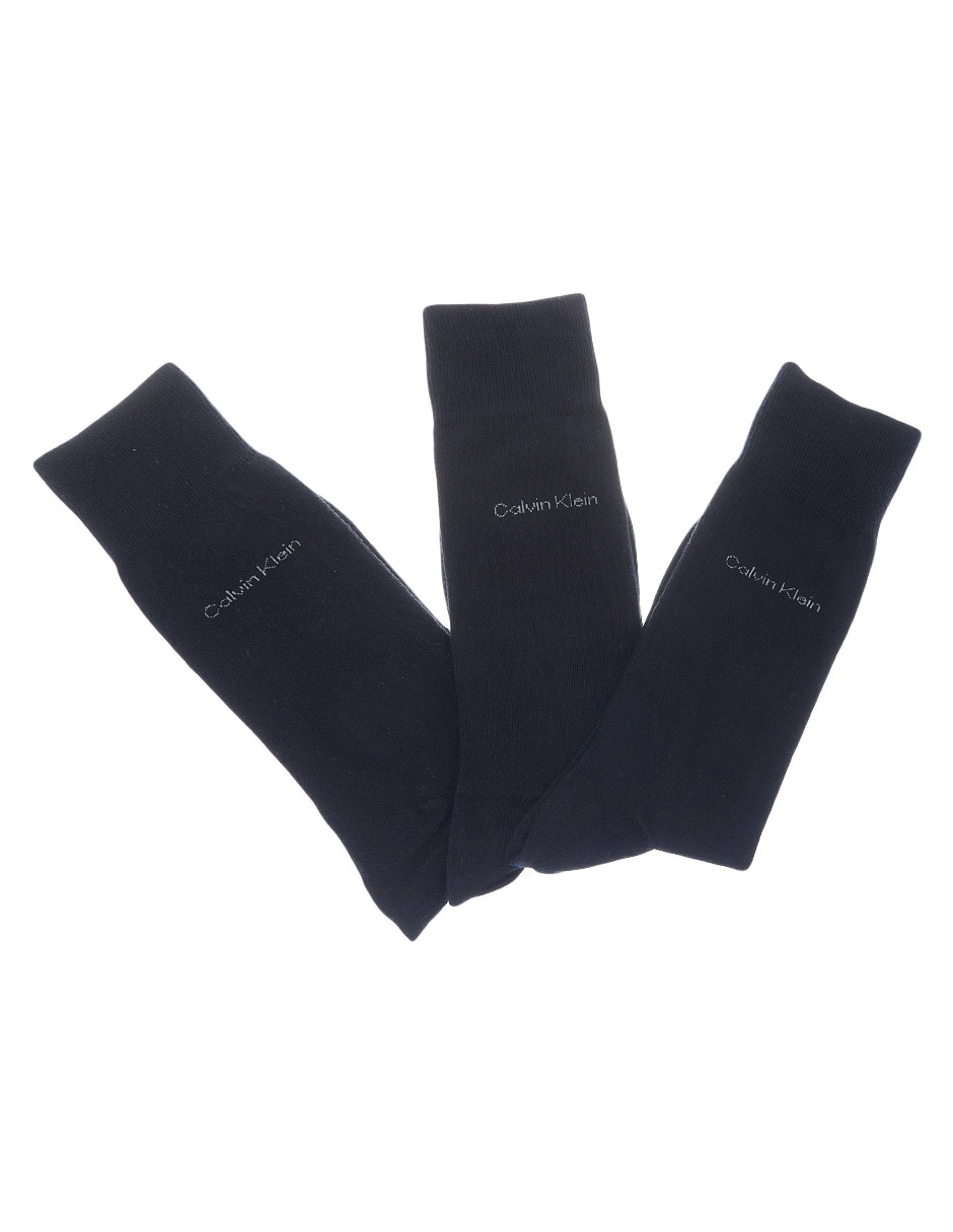 Set de calceta Calvin Klein de algodón para hombre 3 pares 2