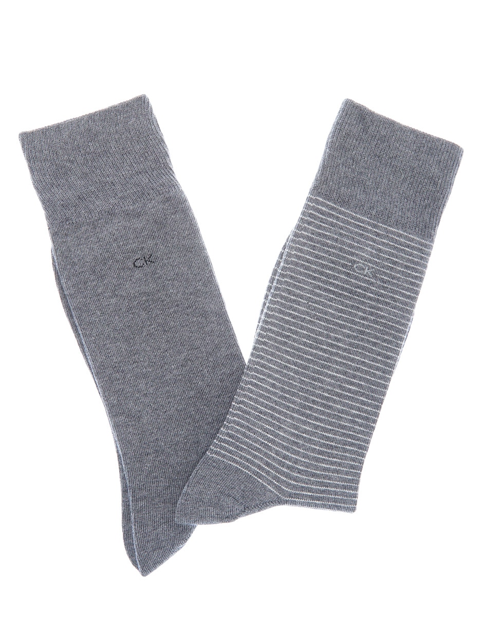 Set de calceta Calvin Klein de algodón para hombre 2 pares 2