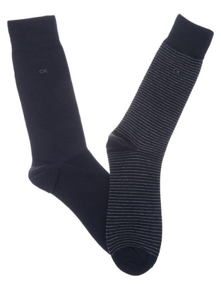 Set de calceta Calvin Klein de algodón para hombre 2 pares Set de calceta Calvin Klein de algodón para hombre 2 pares