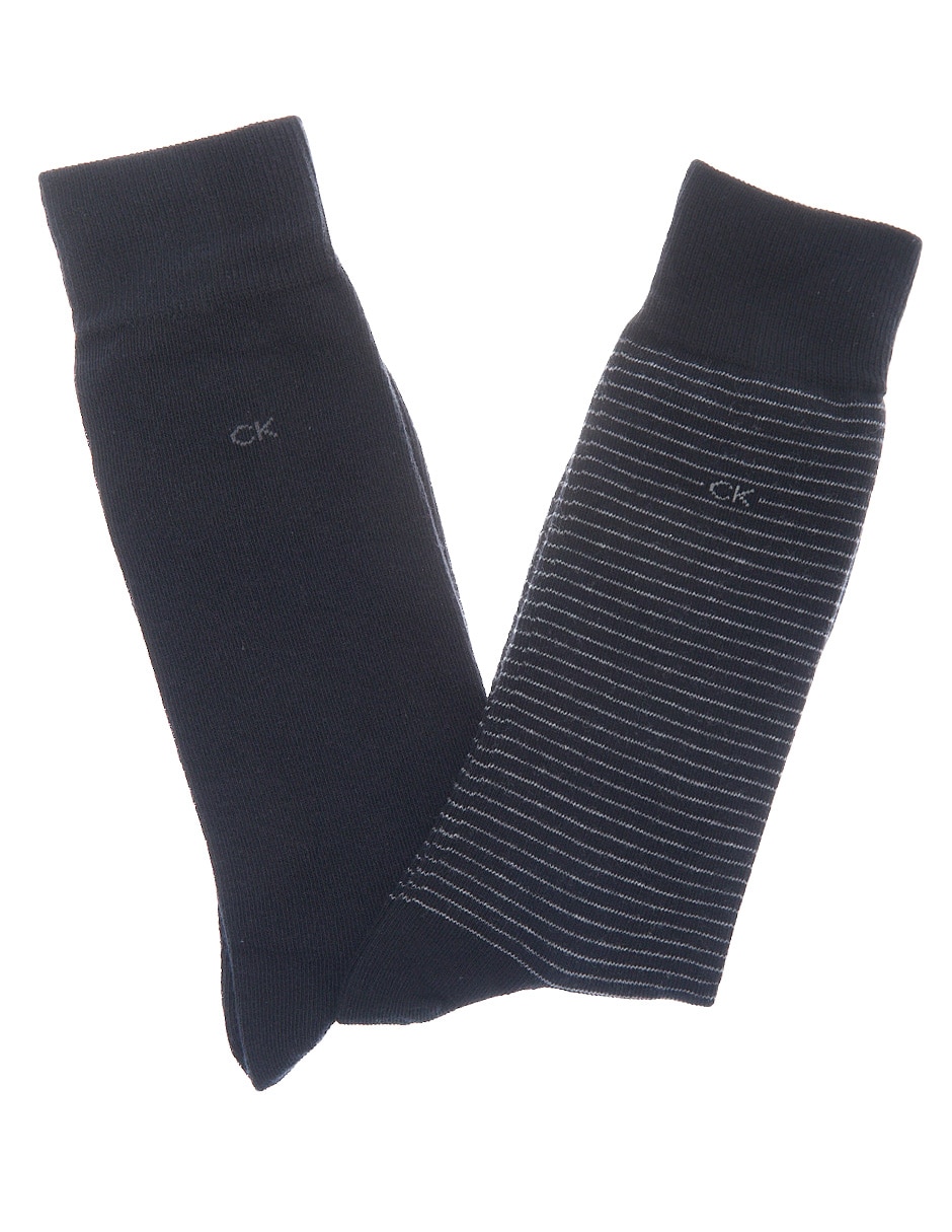 Set de calceta Calvin Klein de algodón para hombre 2 pares 2