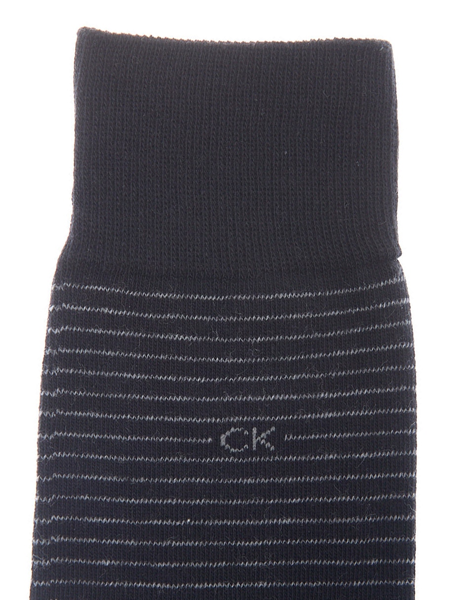 Set de calceta Calvin Klein de algodón para hombre 2 pares 4