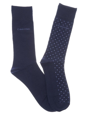 Set de calceta Calvin Klein de algodón para hombre 2 pares Set de calceta Calvin Klein de algodón para hombre 2 pares