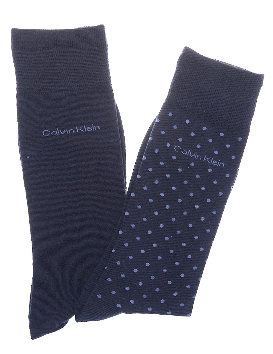 Set de calceta Calvin Klein de algodón para hombre 2 pares