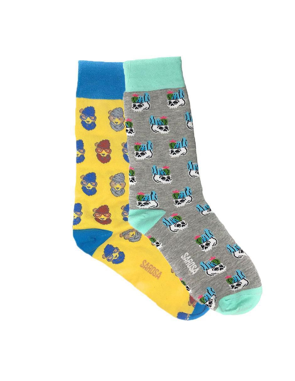 Calcetines comfort de algodón Hombre 2 pares