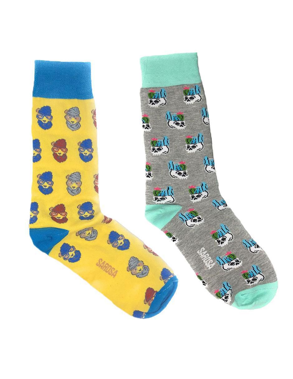 Calcetines comfort de algodón Hombre 2 pares