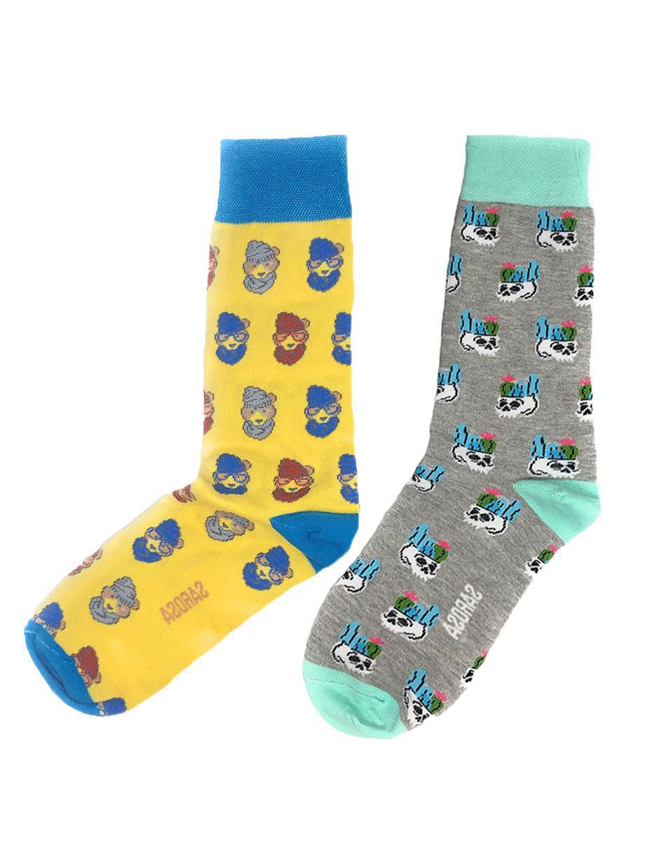 Calcetines comfort de algodón Hombre 2 pares