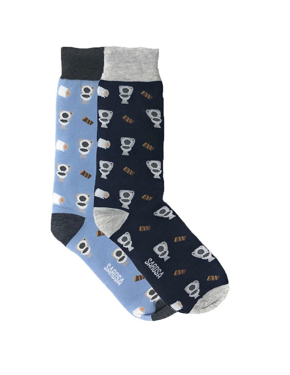 Calcetines comfort de algodón Hombre 2 pares