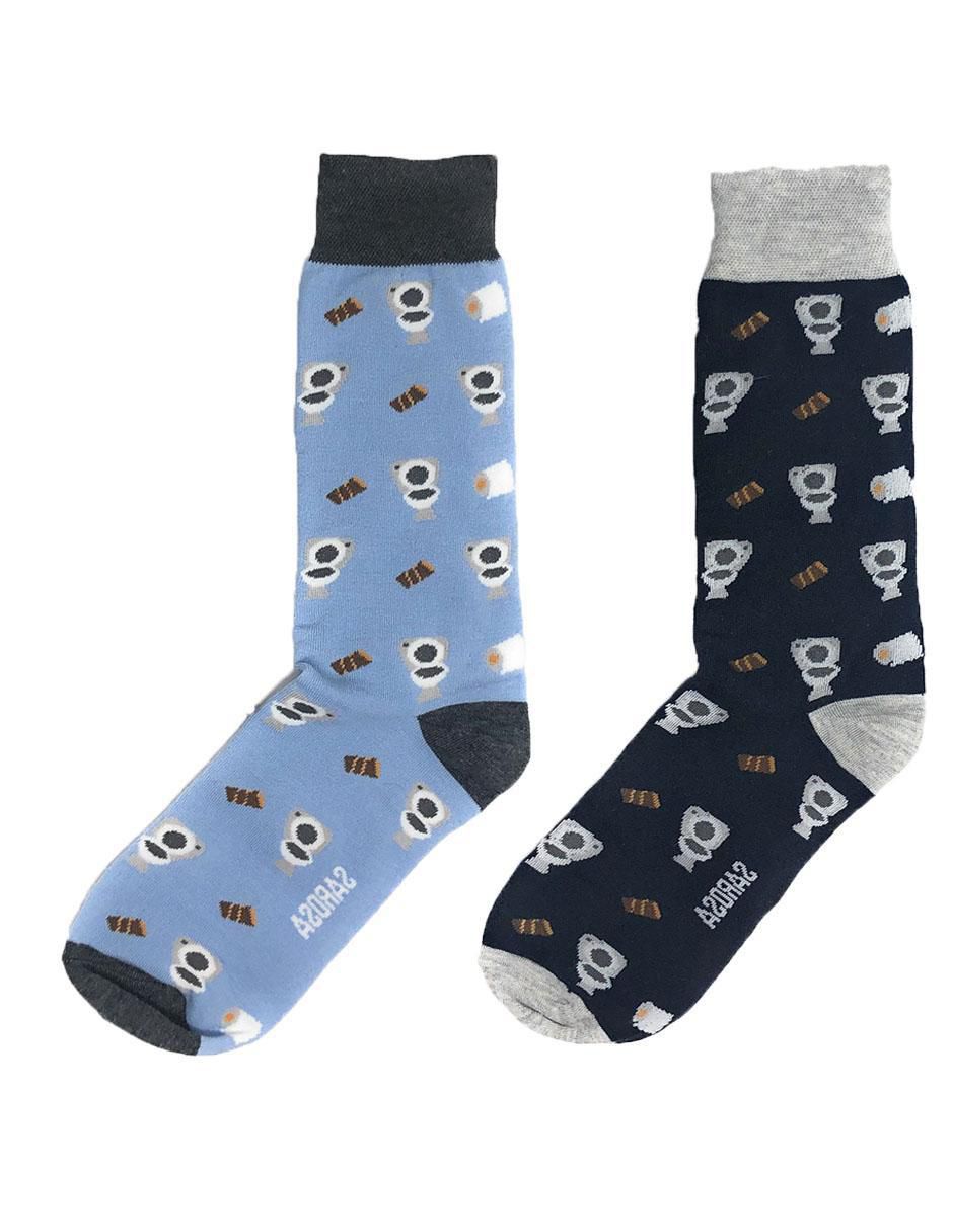 Calcetines comfort de algodón Hombre 2 pares