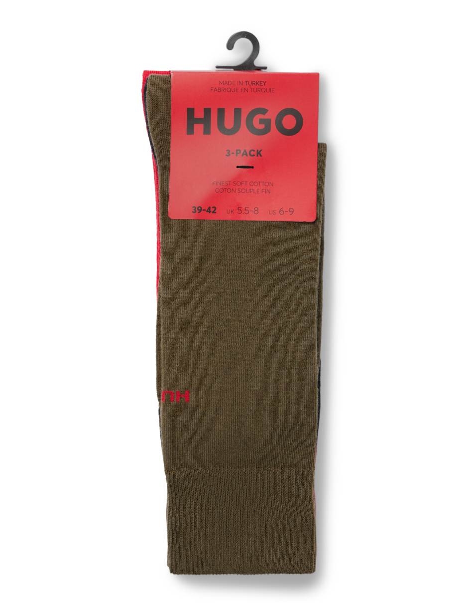 Calcetines comfort de algodón Hombre 3 pares 2