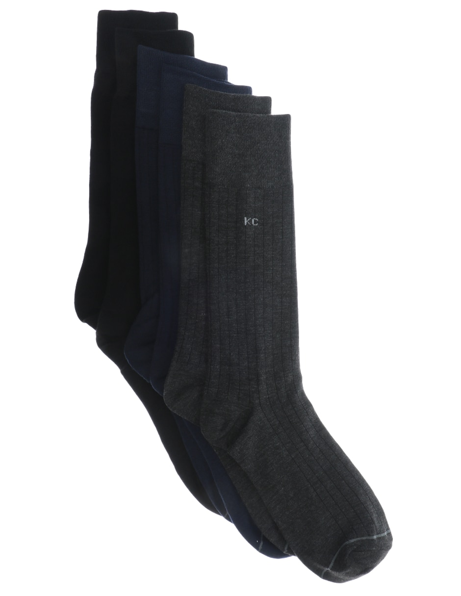 Set de calcetín comfort Kenneth Cole para hombre 6 pares