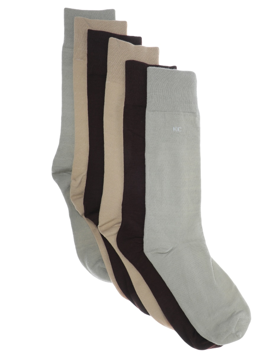 Set de calcetín comfort Kenneth Cole para hombre 6 pares