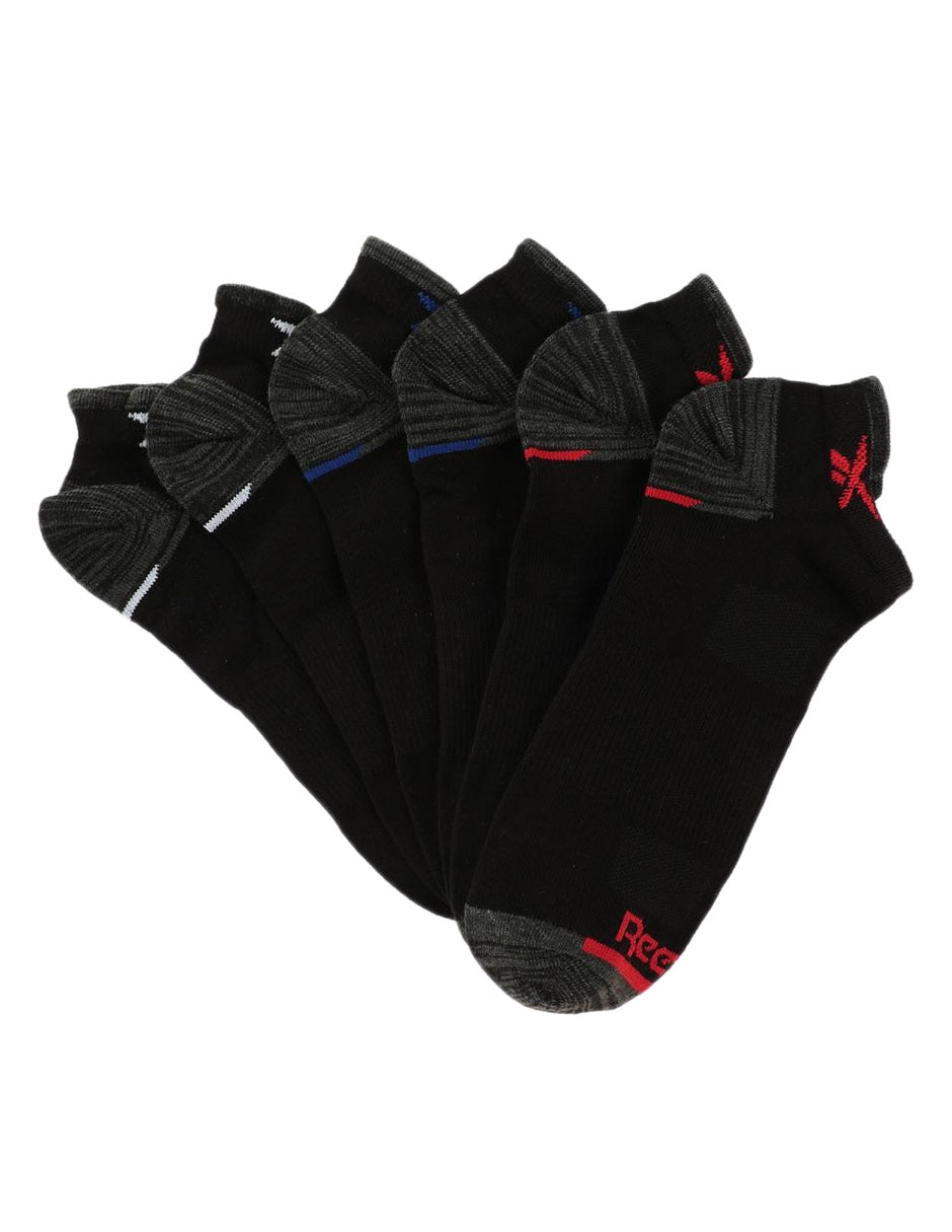 Set de tin comfort Reebok de algodón para hombre 6 pares