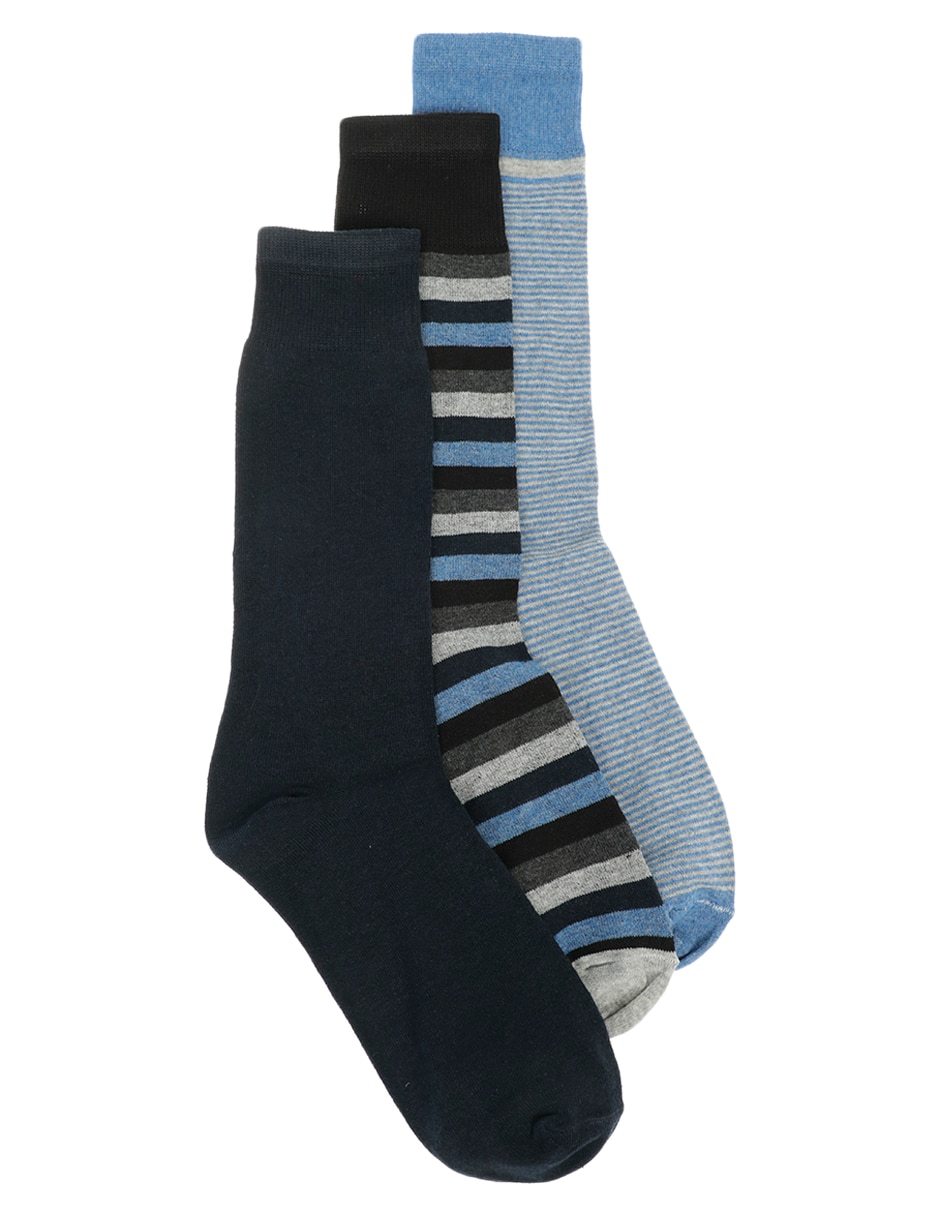 Set de calcetín comfort John Henry de algodón para hombre 3 pares