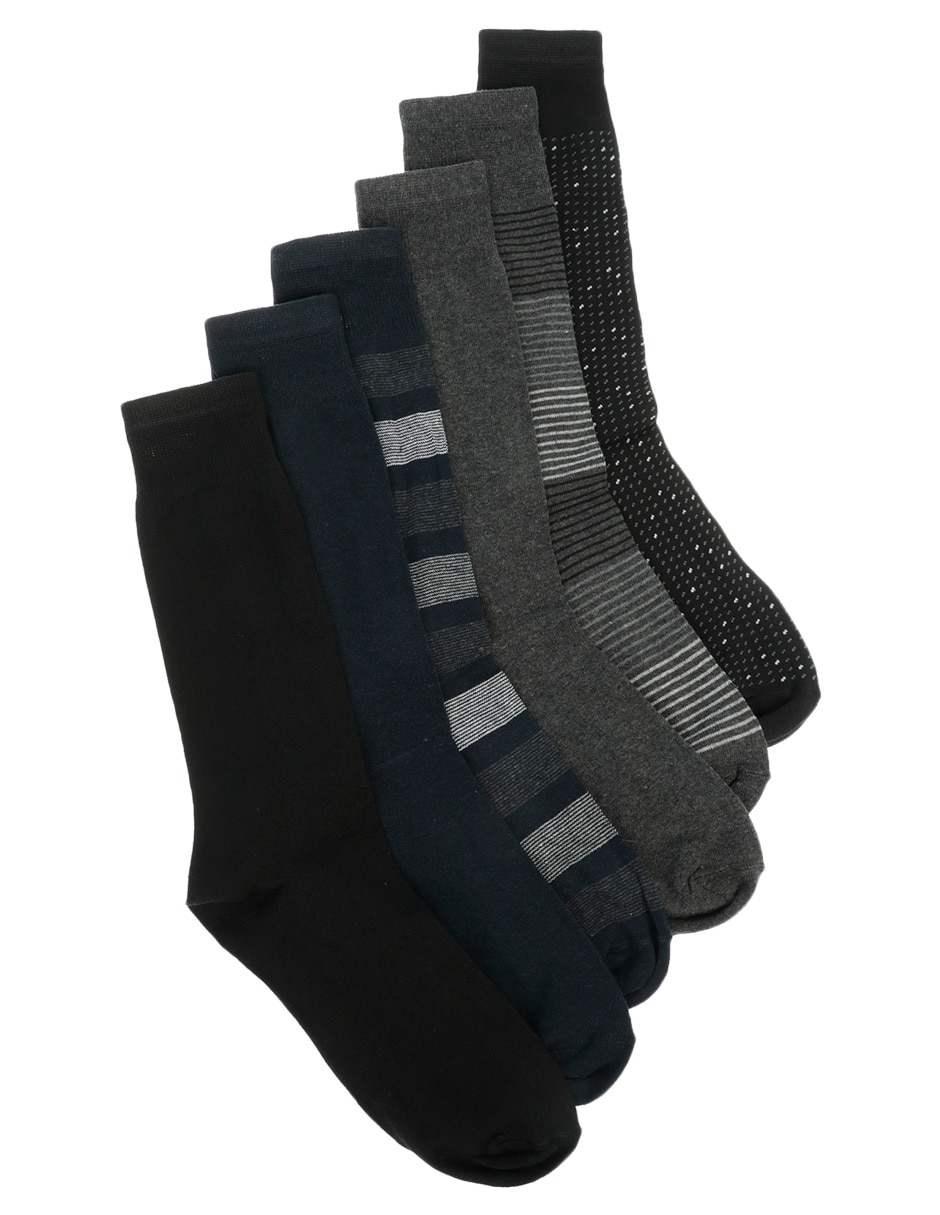 Set de calcetín comfort John Henry de algodón para hombre 6 pares