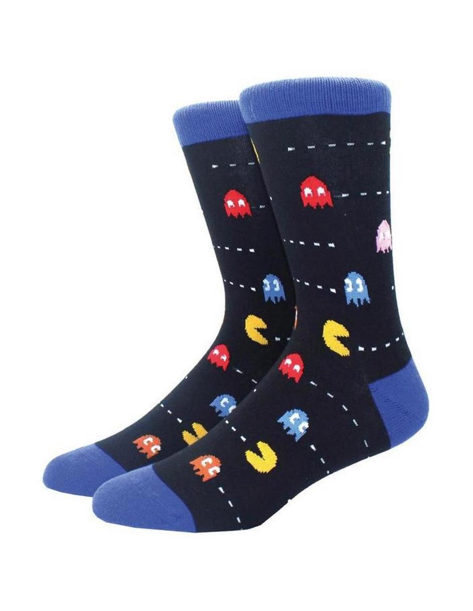 Calceta Pac Man transpirable de algodón para hombre Calceta Pac Man transpirable de algodón para hombre
