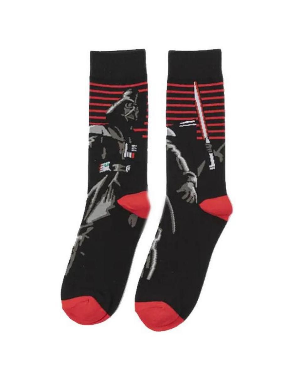 Calceta Darth Vader transpirable de algodón Hombre 3
