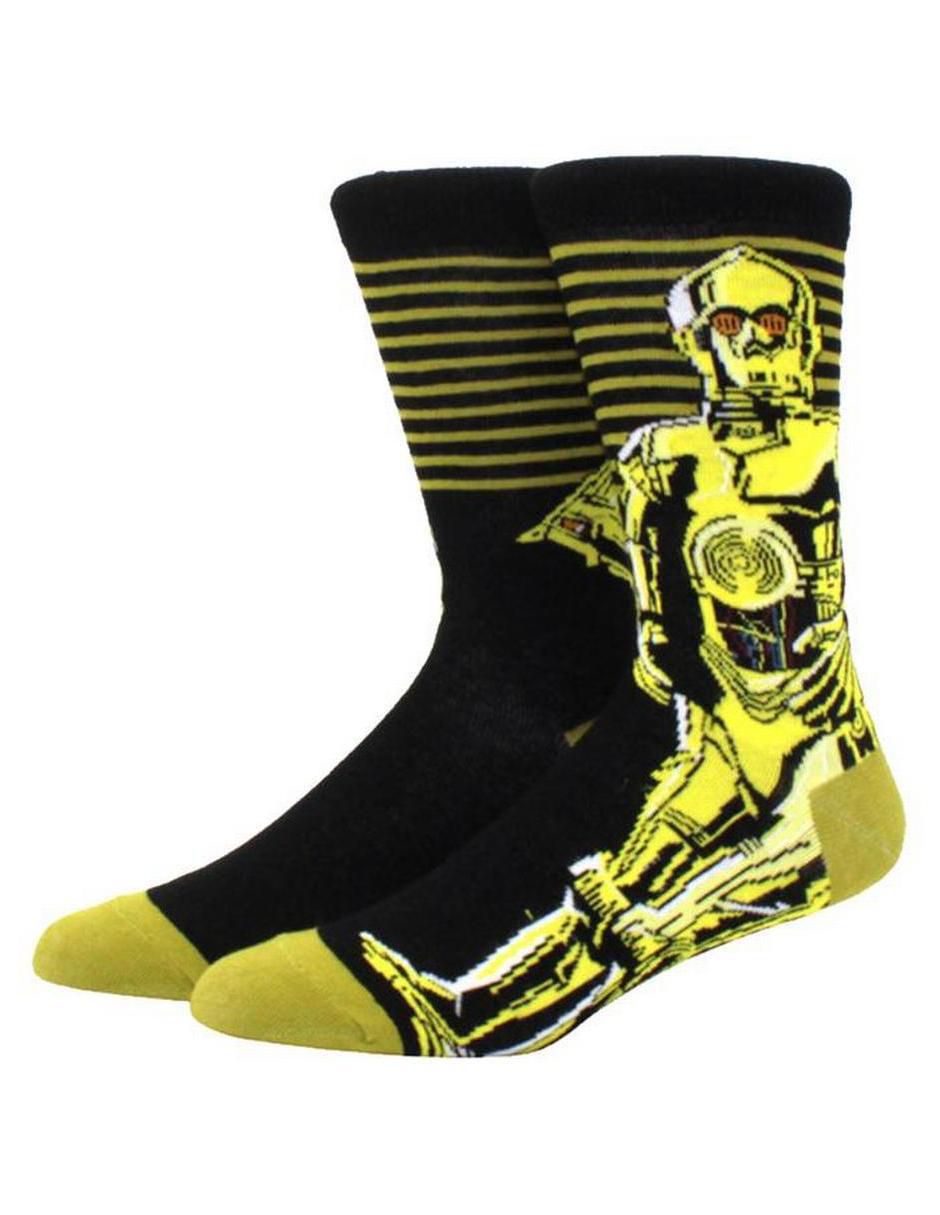 Calceta C-3PO transpirable de algodón Hombre Calceta C-3PO transpirable de algodón Hombre