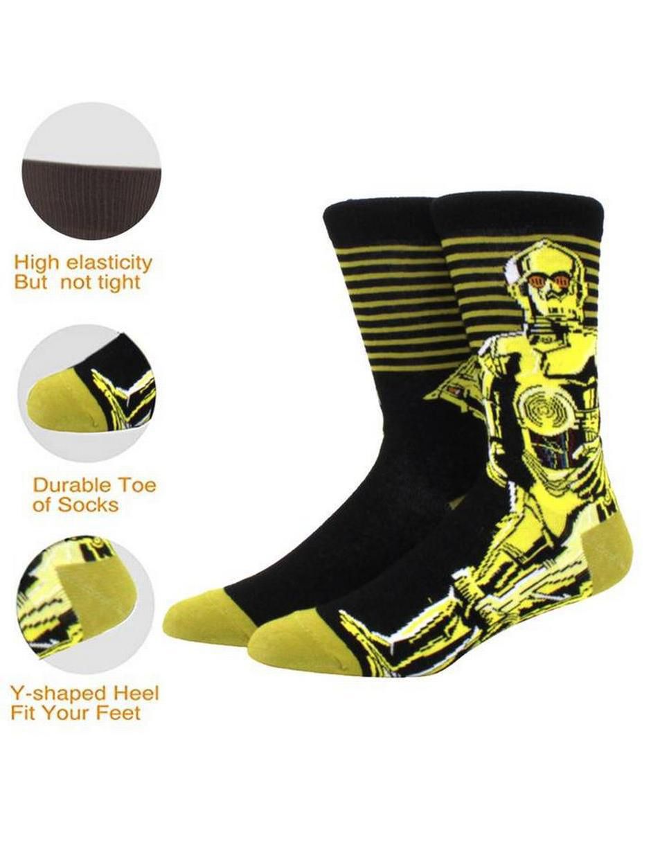 Calceta C-3PO transpirable de algodón Hombre 4