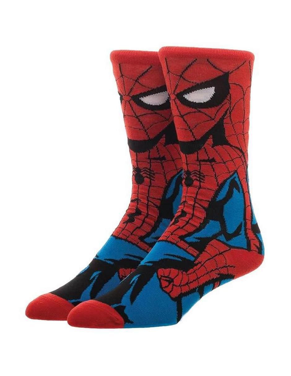 Calceta Spider-Man transpirable de algodón Hombre Calceta Spider-Man transpirable de algodón Hombre