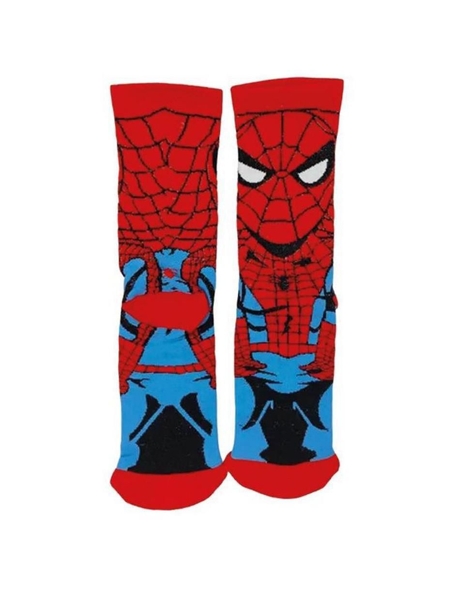 Calceta Spider-Man transpirable de algodón Hombre 3