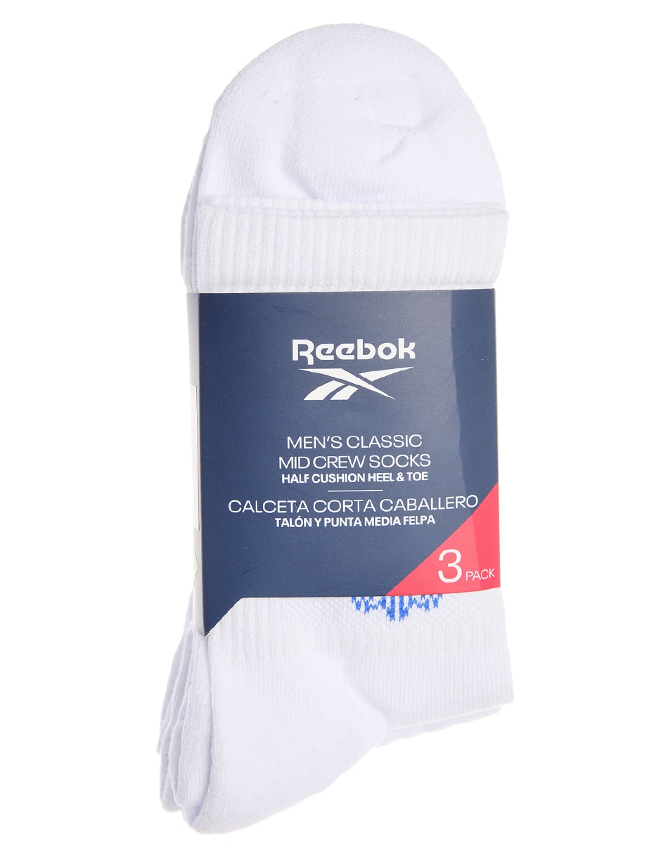 Set de calceta de algodón para hombre 3 pares