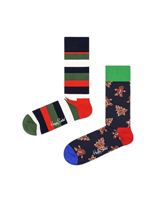 Calcetines Navidad Happy Socks de algodón Hombre 2 pares