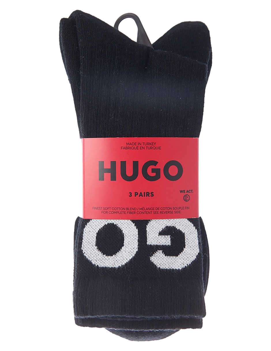 Set de calceta de algodón para hombre 3 pares 6