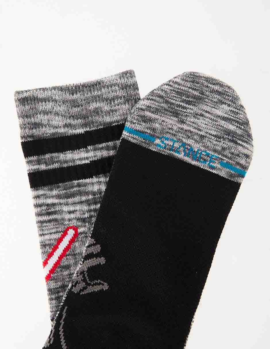Calceta Darth Vader comfort Stance de algodón para hombre