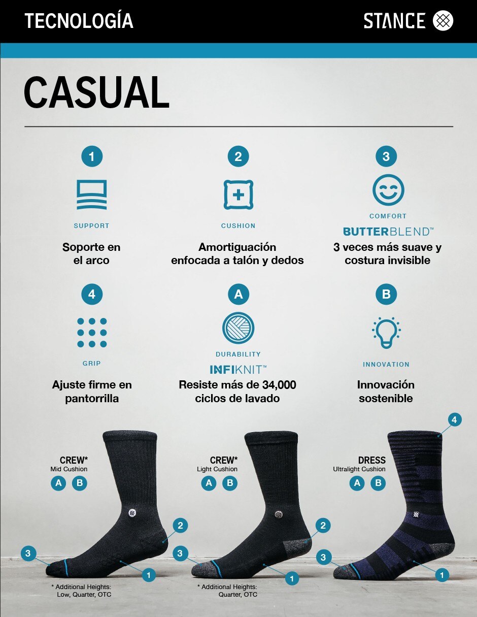 Calceta comfort de algodón Hombre