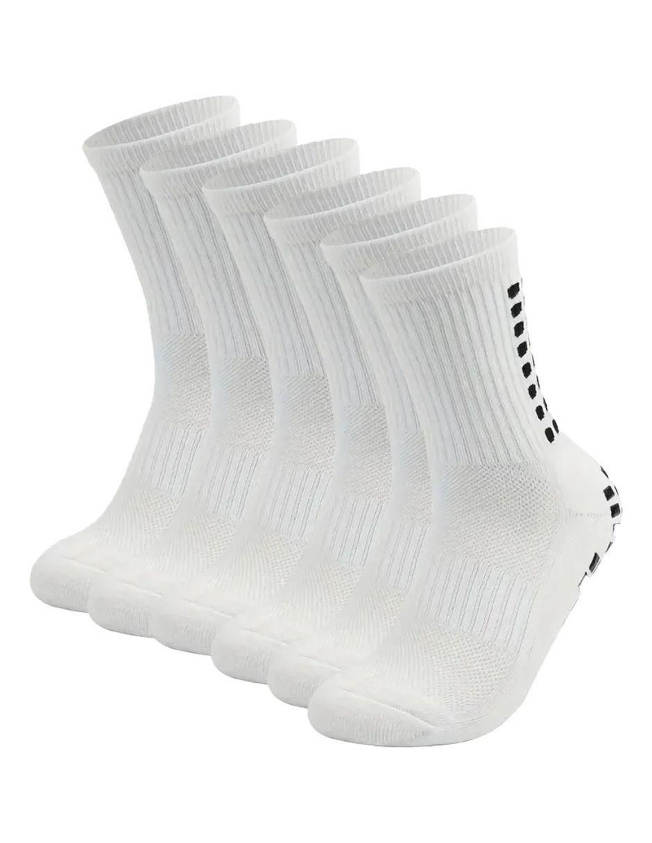 Calcetines antiderrapante de algodón Hombre 6 pares