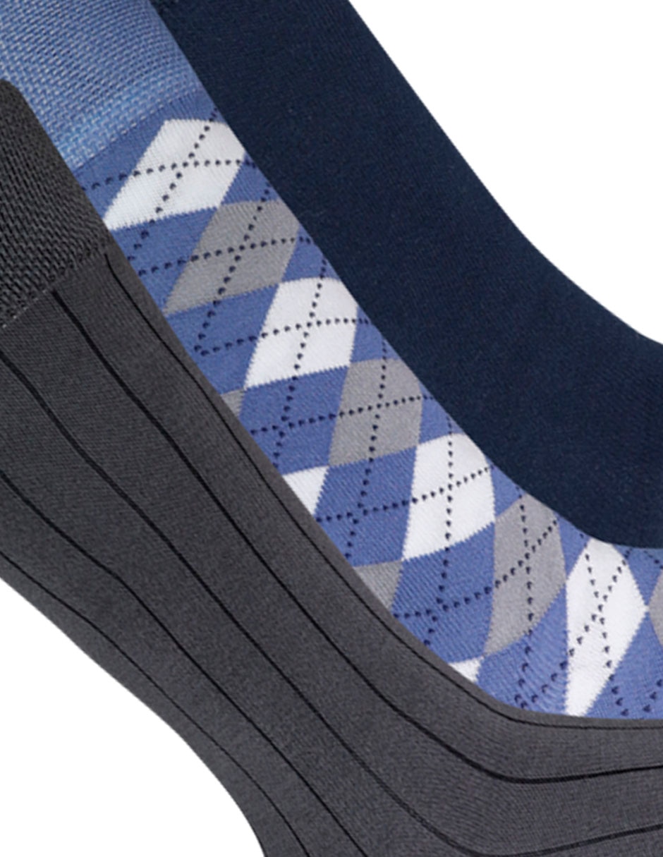 Set de calcetín Perry Ellis de bambú para hombre 3 pares