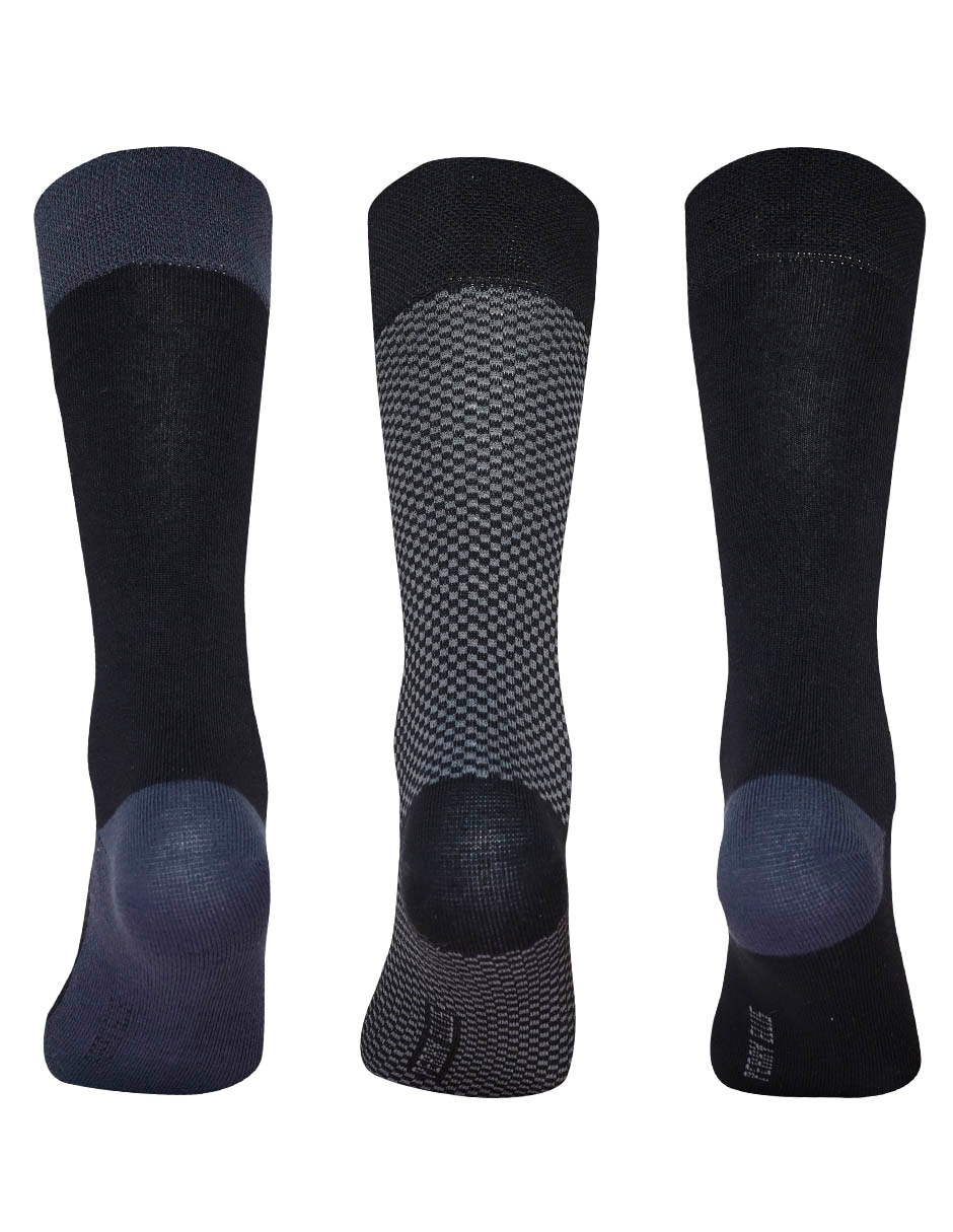 Set de calcetín comfort de bambú para hombre 3 pares 2