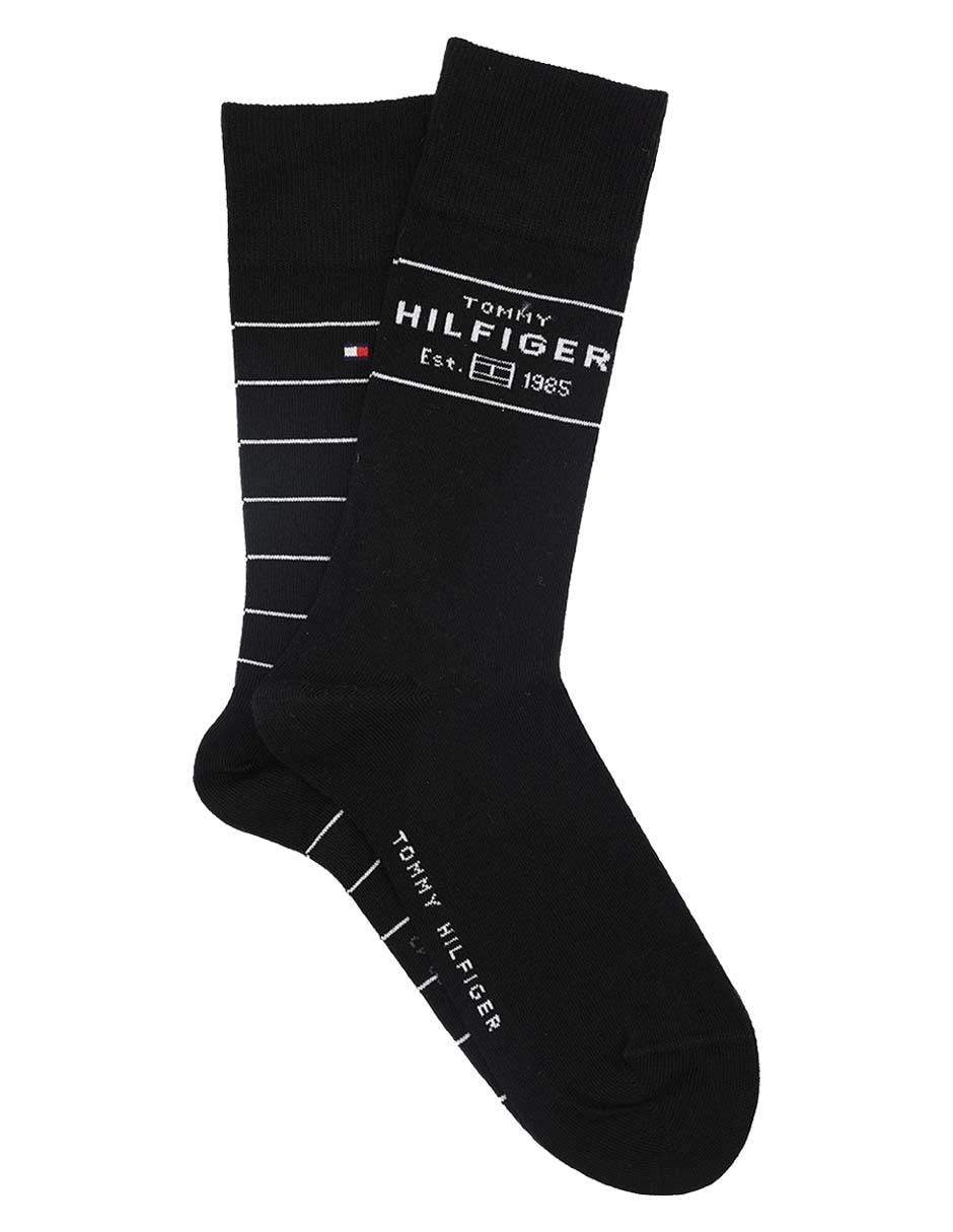 Set de calcetín comfort Tommy Hilfiger de algodón para hombre 2 pares