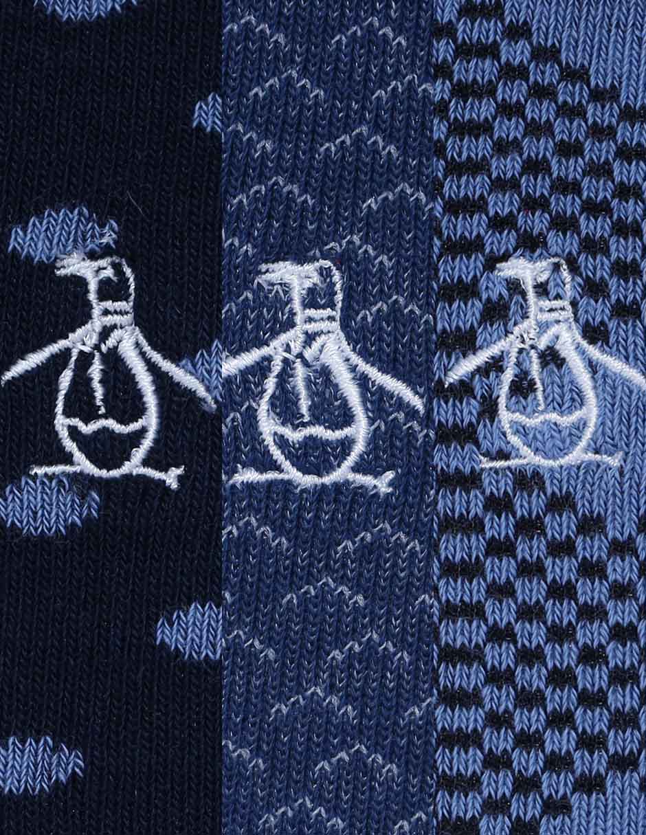 Set de calcetín de bambú para hombre 3 pares
