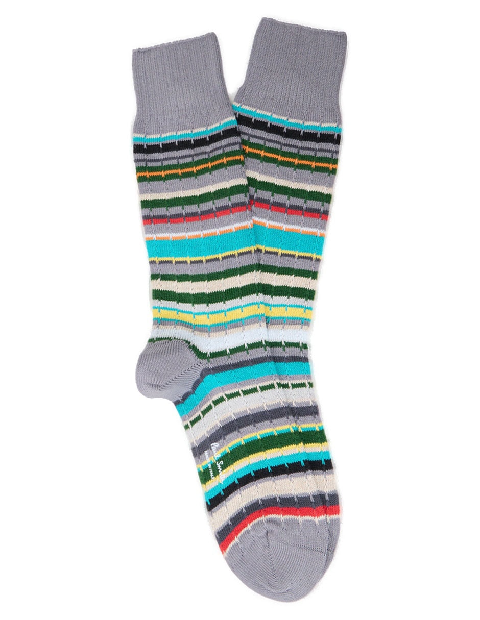 Calceta de algodón para hombre