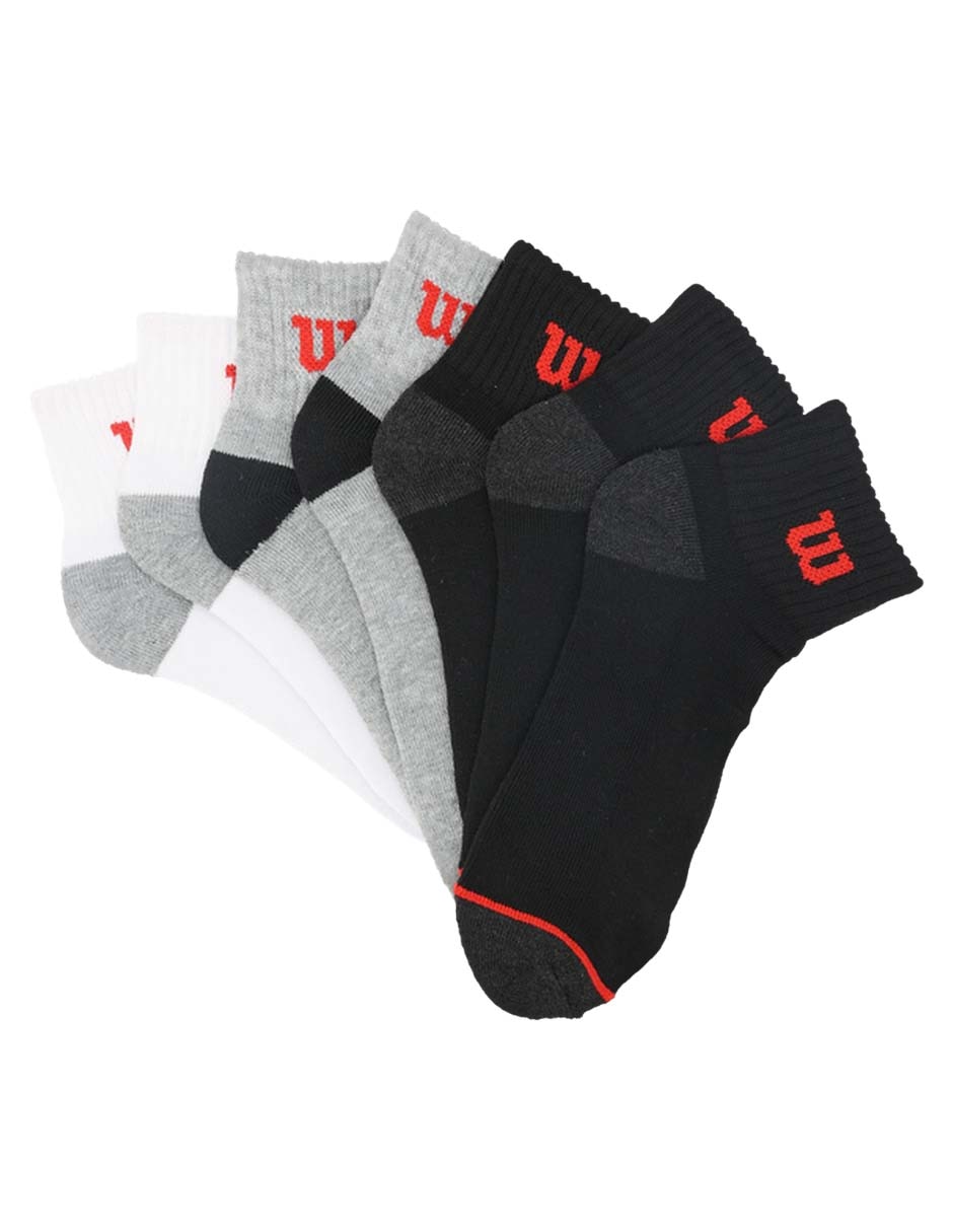 Set de calceta comfort Wilson para hombre 7 pares
