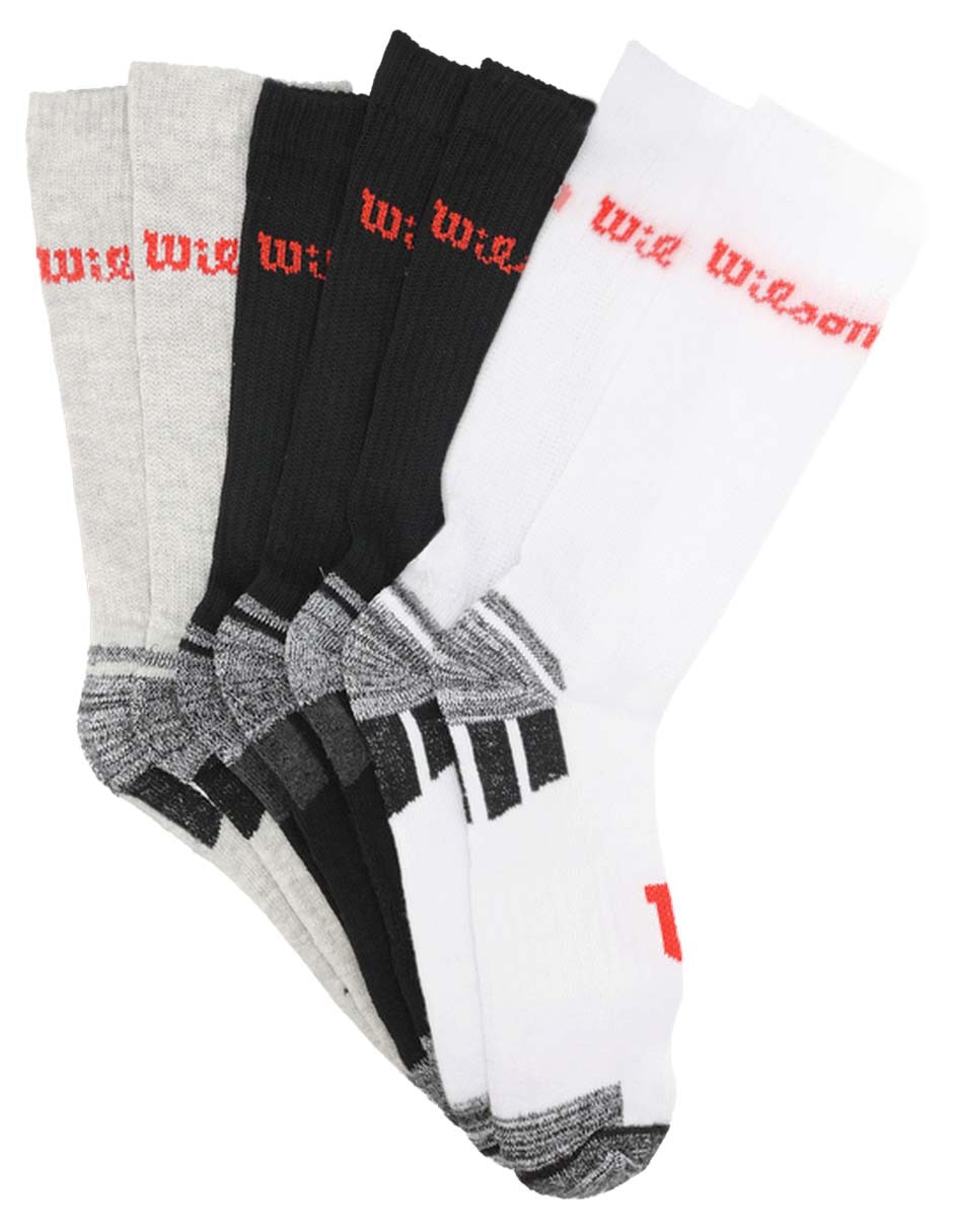 Set de calcetín transpirable Wilson para hombre 7 pares