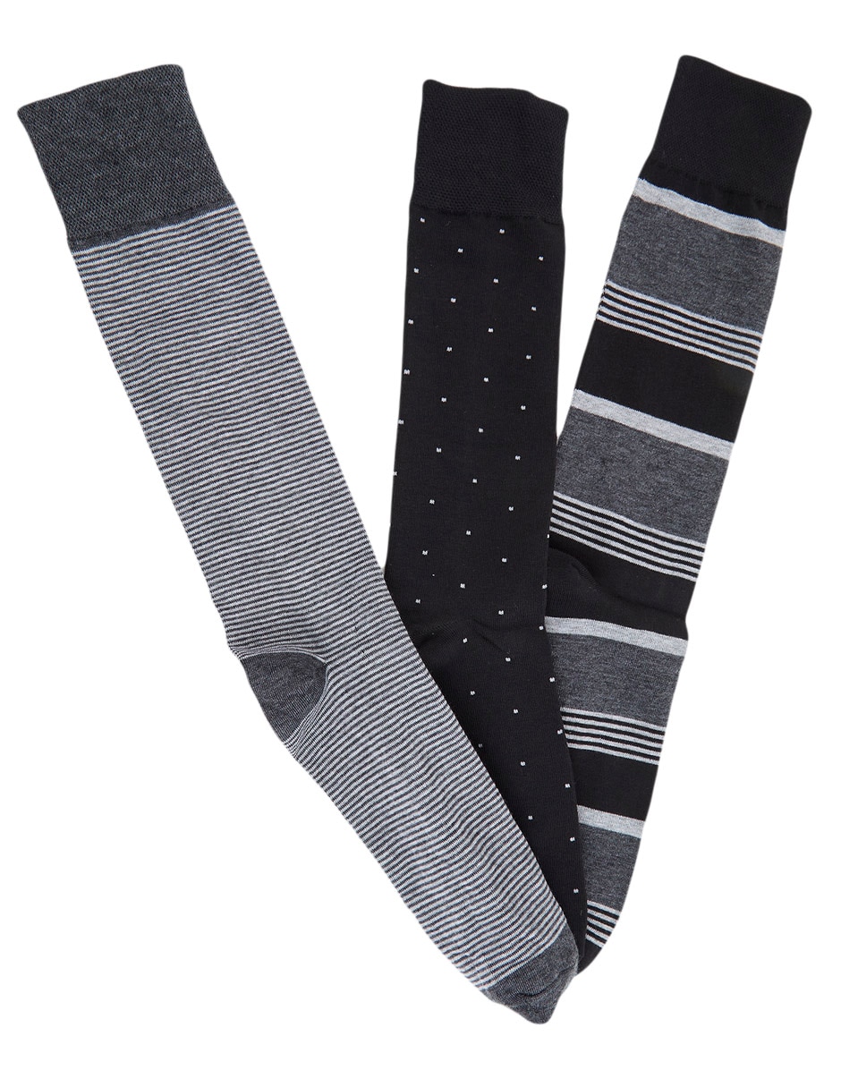 Calcetines comfort de algodón Hombre 3 pares Calcetines comfort de algodón Hombre 3 pares