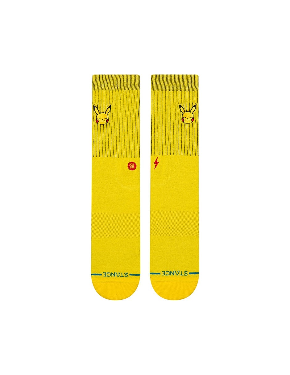 Calcetín Pikachu Stance de algodón para hombre