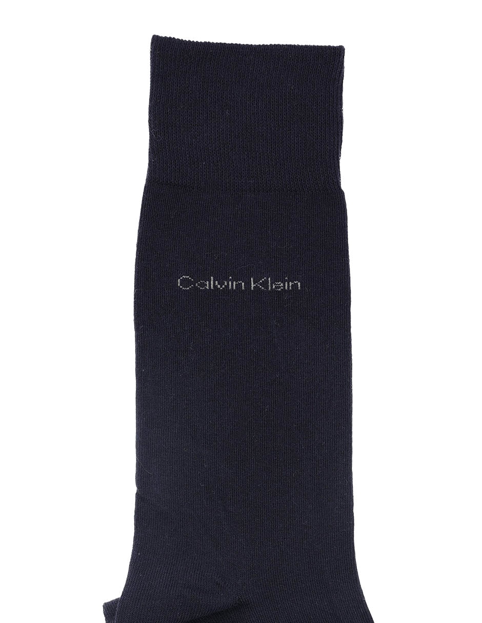 Set de calceta comfort Calvin Klein de algodón para hombre 3 pares