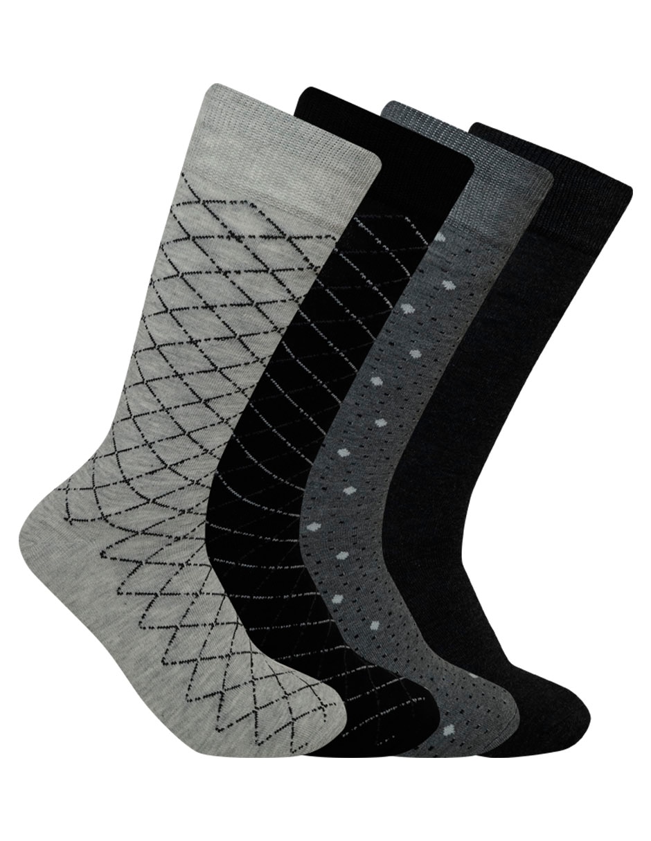 Calcetín no aplica no aplica "de" bambú "para hombre" 4 pares 1