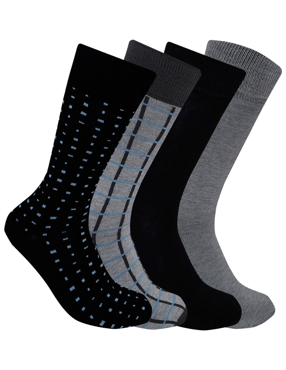 Calcetín no aplica no aplica "de" bambú "para hombre" 4 pares 1