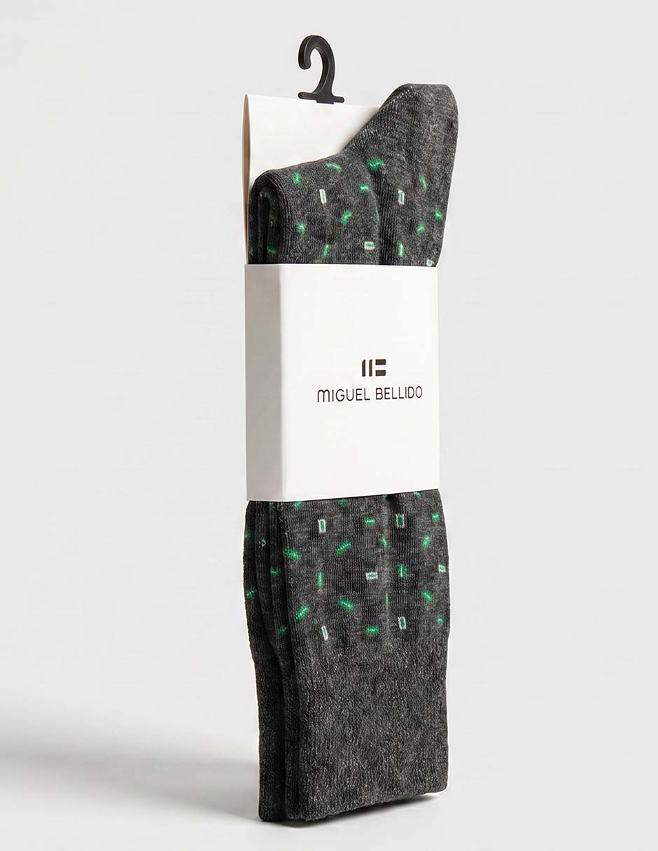 Calcetín Miguel Bellido de algodón para hombre 2